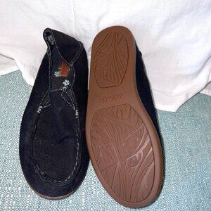 Dark Navy Canvas Loafers